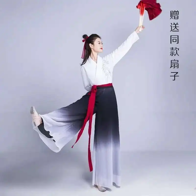 Dancing Performance Dress Classical Dance Costume Girls Practice Elegant Modern Ancient Hanfu Suit
Dancing Performance Dress Classical Dance Costume Girls Practice Elegant Modern Ancient Hanfu Suit