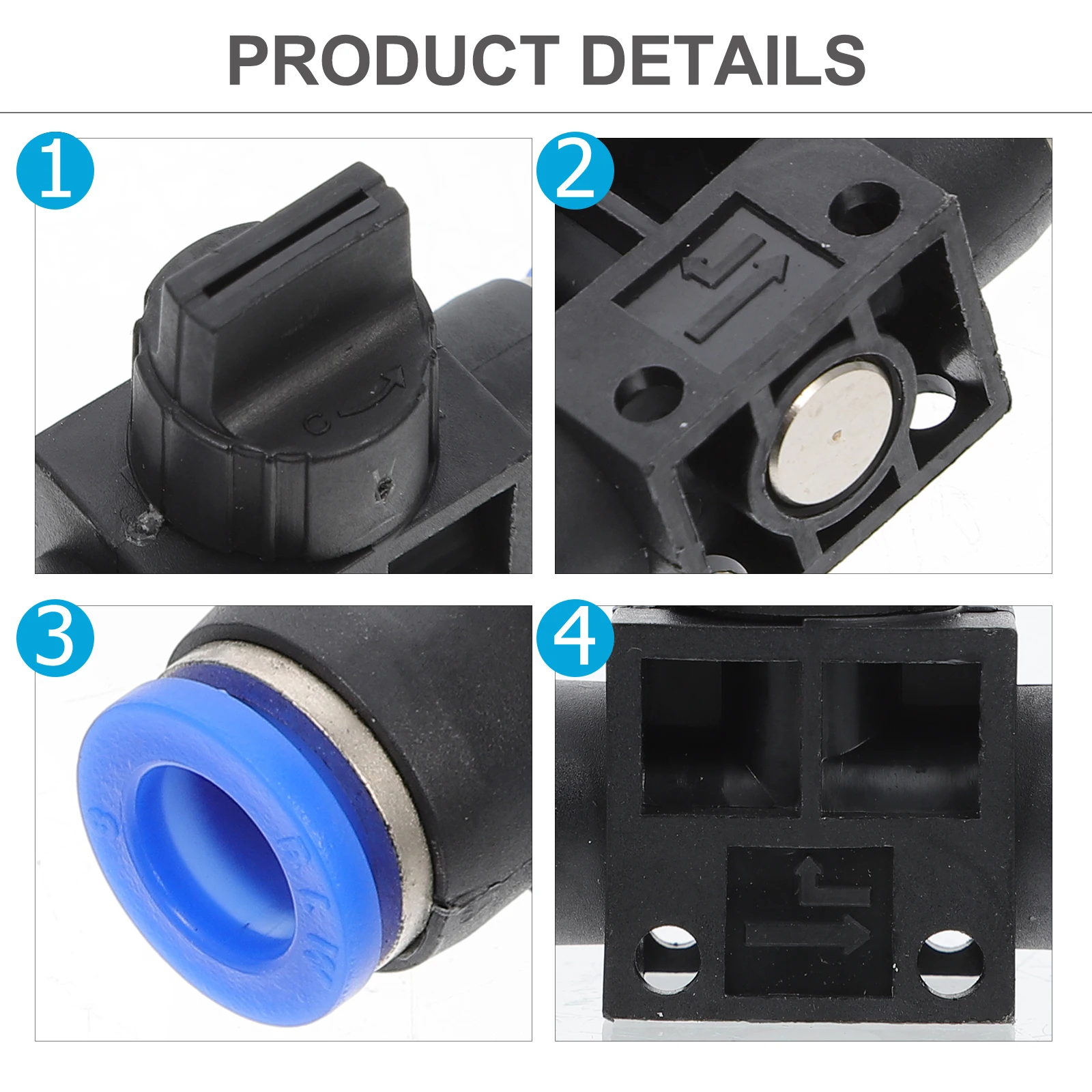 2pcs Speed Control Valve Joint Stainless Steel Quick Connector Pneumatic Fittings T-Type Three-Way Air Tube Pipeline Connector
2pcs Speed Control Valve Joint Stainless Steel Quick Connector Pneumatic Fittings T-Type Three-Way Air Tube Pipeline Connector