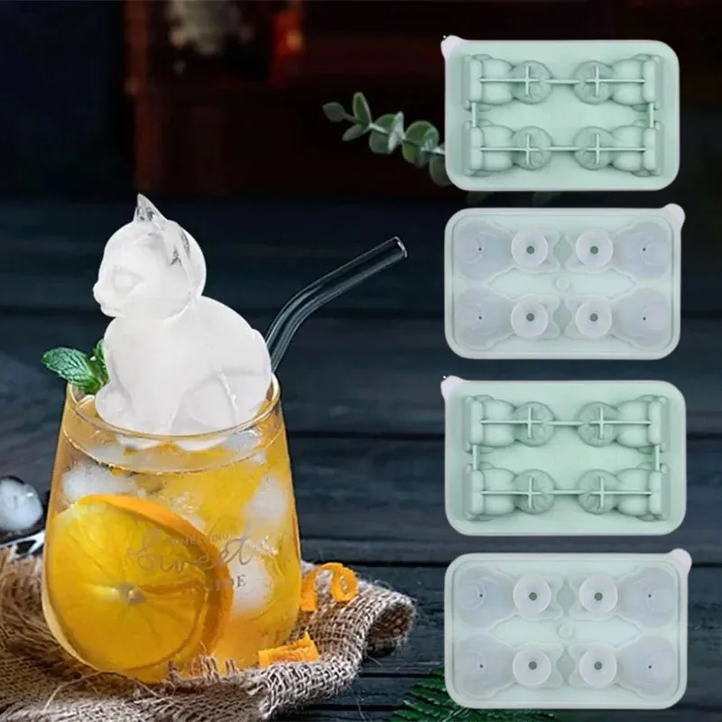 1/3/5PCS Cute 3D Cat Ice Lattice Silicone Animal Ice Lattice Ice Ball Mould Cube DIY Cold Drink Ice Ball Mould Home Ice Box
1/3/5PCS Cute 3D Cat Ice Lattice Silicone Animal Ice Lattice Ice Ball Mould Cube DIY Cold Drink Ice Ball Mould Home Ice Box