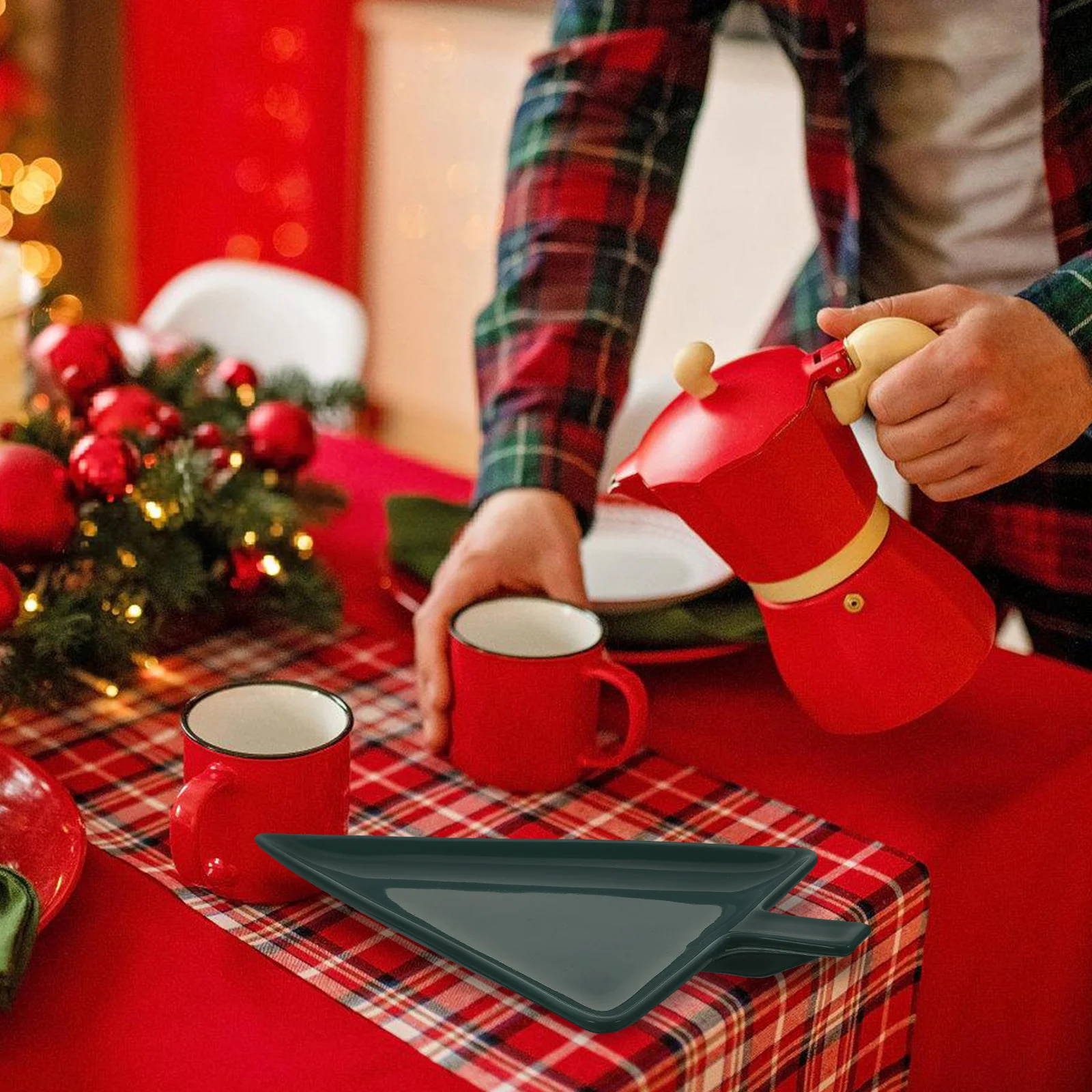 Ceramic Christmas Tree Platter Unique Holiday Snack Dish for Cookies Candy Fruits Breakfast Dessert Display Easy Clean
Ceramic Christmas Tree Platter Unique Holiday Snack Dish for Cookies Candy Fruits Breakfast Dessert Display Easy Clean