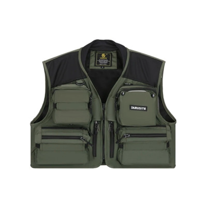 Fishing Hiking Vest Mens Photographer Waistcoat 11 Pockets Summer New Men Mesh Cargo Sleeveless Jacket Tool L XL
Fishing Hiking Vest Mens Photographer Waistcoat 11 Pockets Summer New Men Mesh Cargo Sleeveless Jacket Tool L XL