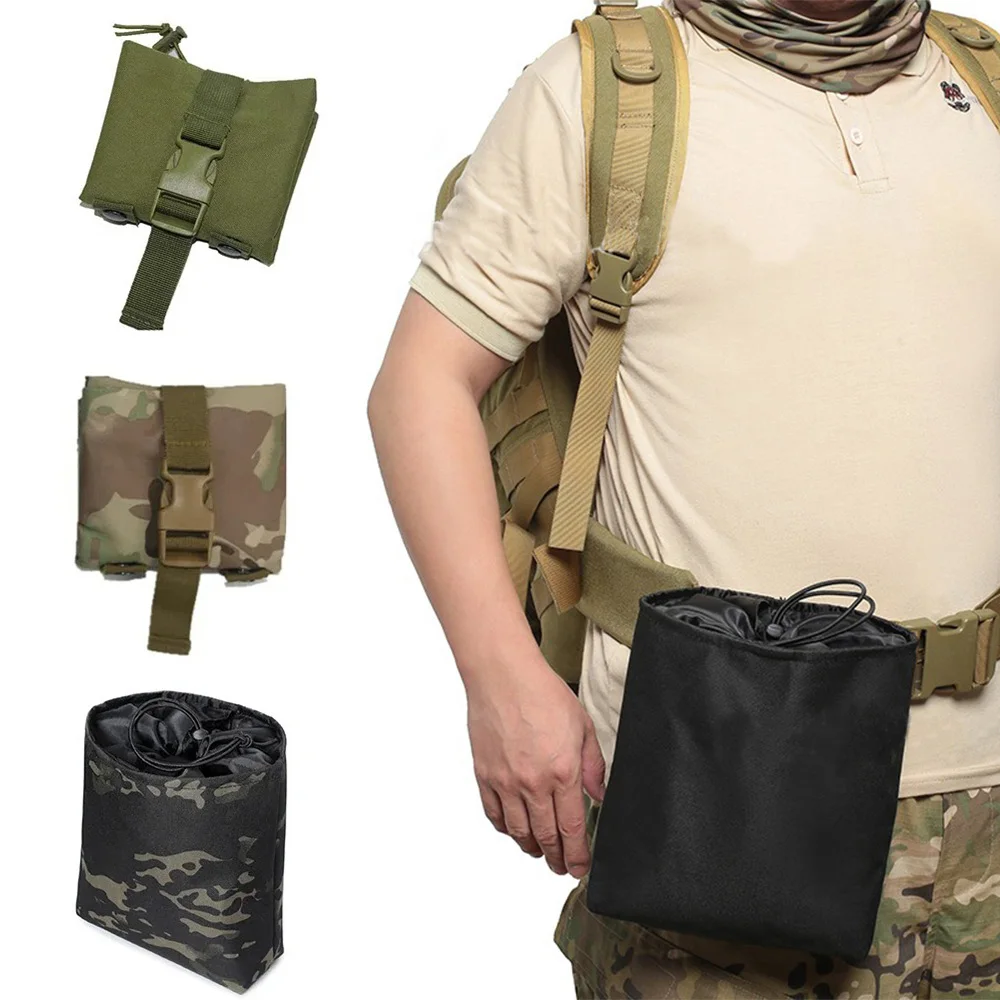 Molle Compatible Tactical Magazine Pouch Foldable Utility Dump Bag for Hunting EDC Gear and Ammo Recovery Tactical dump pouch
Molle Compatible Tactical Magazine Pouch Foldable Utility Dump Bag for Hunting EDC Gear and Ammo Recovery Tactical dump pouch