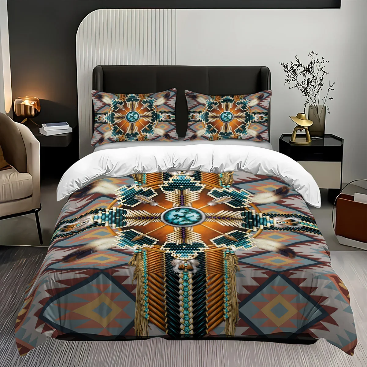 3pcs Geometric Persian Pattern Bedding Set 3D Print Coreless Comfortable Duvet Cover Set Bedrooms Decor Multiple Sizes
3pcs Geometric Persian Pattern Bedding Set 3D Print Coreless Comfortable Duvet Cover Set Bedrooms Decor Multiple Sizes