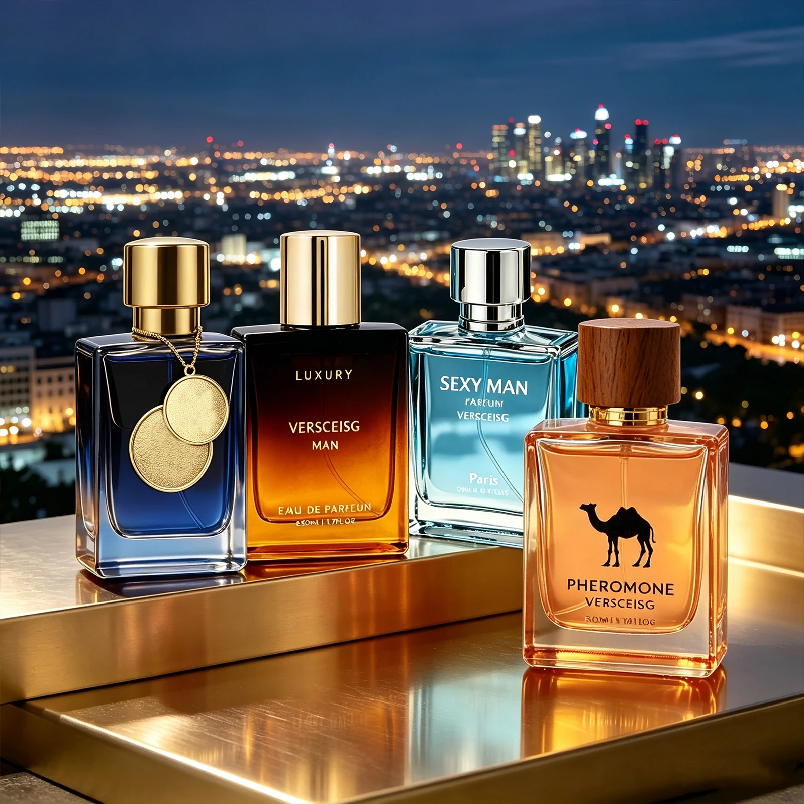A random bottle of men's cologne spray, with a lasting wooden fragrance, combined with cardamom, jasmine, leather, moss, amber and patchouli, elegant and masculine, suitable for daily, business, dating and party occasions, 1.75 liquid ounces
A random bottle of men's cologne spray, with a lasting wooden fragrance, combined with cardamom, jasmine, leather, moss, amber and patchouli, elegant and masculine, suitable for daily, business, dating and party occasions, 1.75 liquid ounces