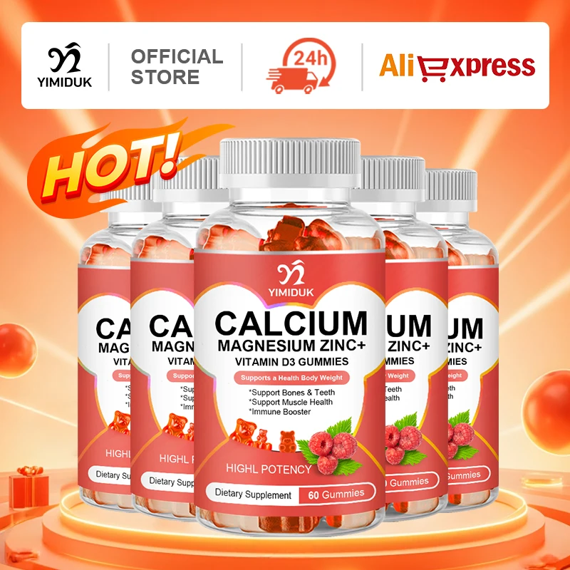 Complete Mineral Complex Gummies, Calcium for Bones, Magnesium for Sleep & Stress, Zinc for Immunity & Skin
Complete Mineral Complex Gummies, Calcium for Bones, Magnesium for Sleep & Stress, Zinc for Immunity & Skin