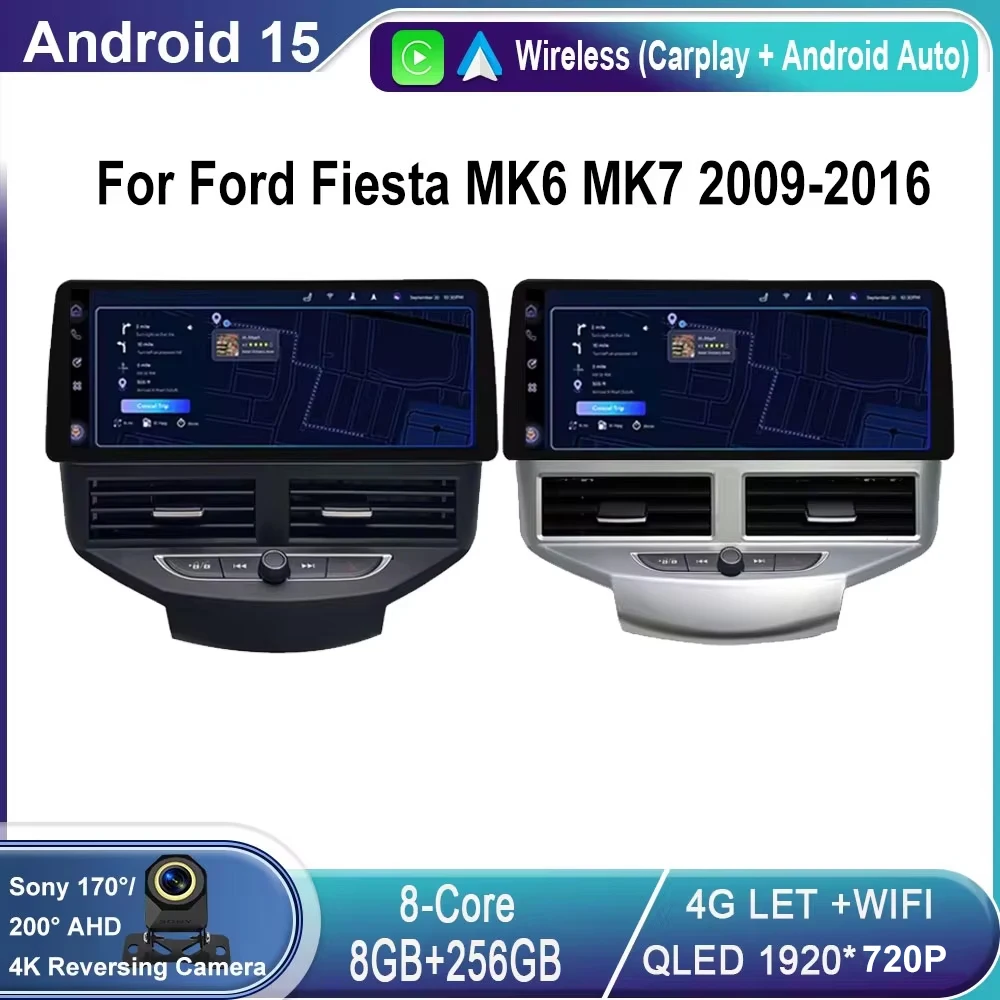 12.3 Inch For Ford Fiesta MK6 MK7 2009-2016 Android 15 8-Core 8G+256G Car Multimedia Player Stereo Receiver Radio GPS 4G WIFI
12.3 Inch For Ford Fiesta MK6 MK7 2009-2016 Android 15 8-Core 8G+256G Car Multimedia Player Stereo Receiver Radio GPS 4G WIFI