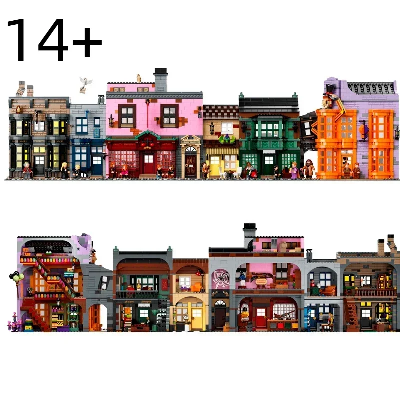 DIY 5544pcs Diagoned Alley Kits Classic Movie Series Model Kids Home Decoration DIY For Children Gift 75978
DIY 5544pcs Diagoned Alley Kits Classic Movie Series Model Kids Home Decoration DIY For Children Gift 75978