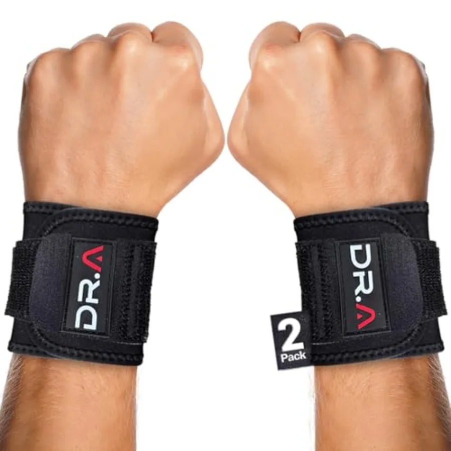 Doctor Developed, Wrist Wraps for Tendonitis, Hand Support, Ideal for Fitness, Weightlifting Pair
Doctor Developed, Wrist Wraps for Tendonitis, Hand Support, Ideal for Fitness, Weightlifting Pair