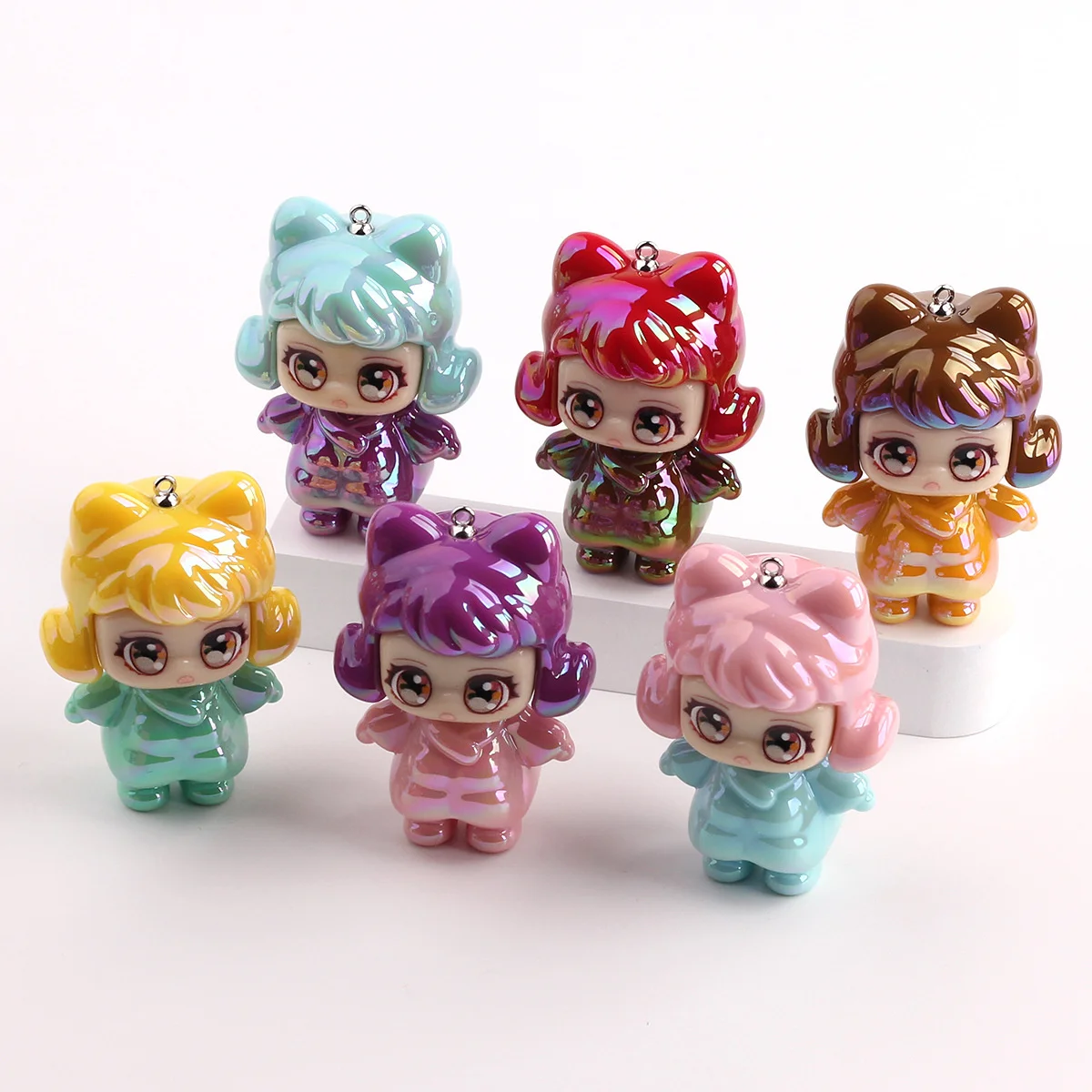 Adorable Energetic Girl Figurine Pendant DIY Keychain Tabletop Decoration Blind Box Cute Little Toy Figure Doll Handcrafts Charm
Adorable Energetic Girl Figurine Pendant DIY Keychain Tabletop Decoration Blind Box Cute Little Toy Figure Doll Handcrafts Charm