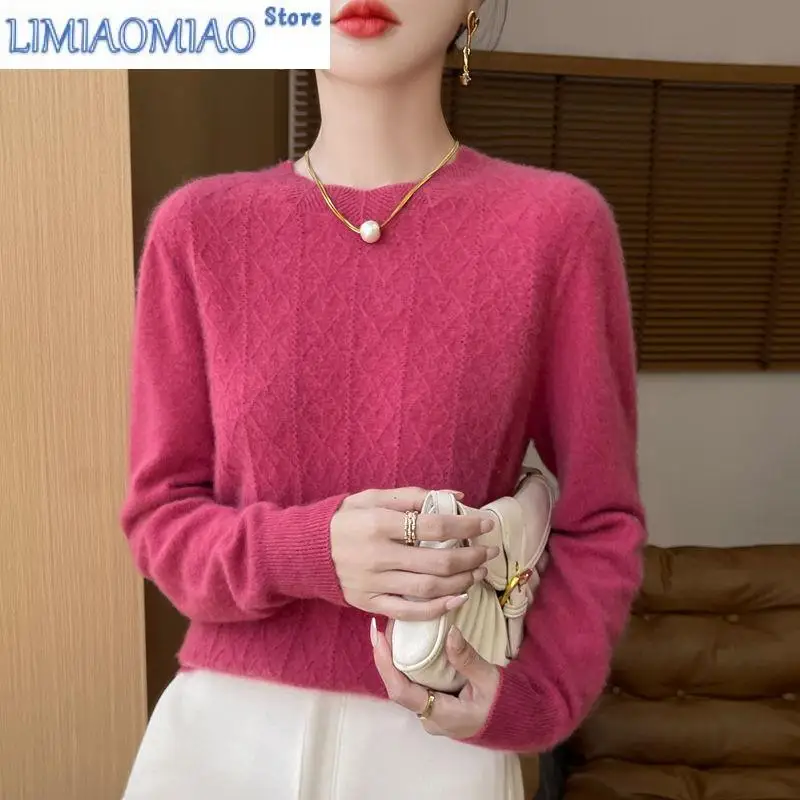 Women's Clothing All-match Solid Color Pullover Long Sleeve Autumn Winter Half High Collar Sweater Knitted Casual Elegant Tops
Women's Clothing All-match Solid Color Pullover Long Sleeve Autumn Winter Half High Collar Sweater Knitted Casual Elegant Tops