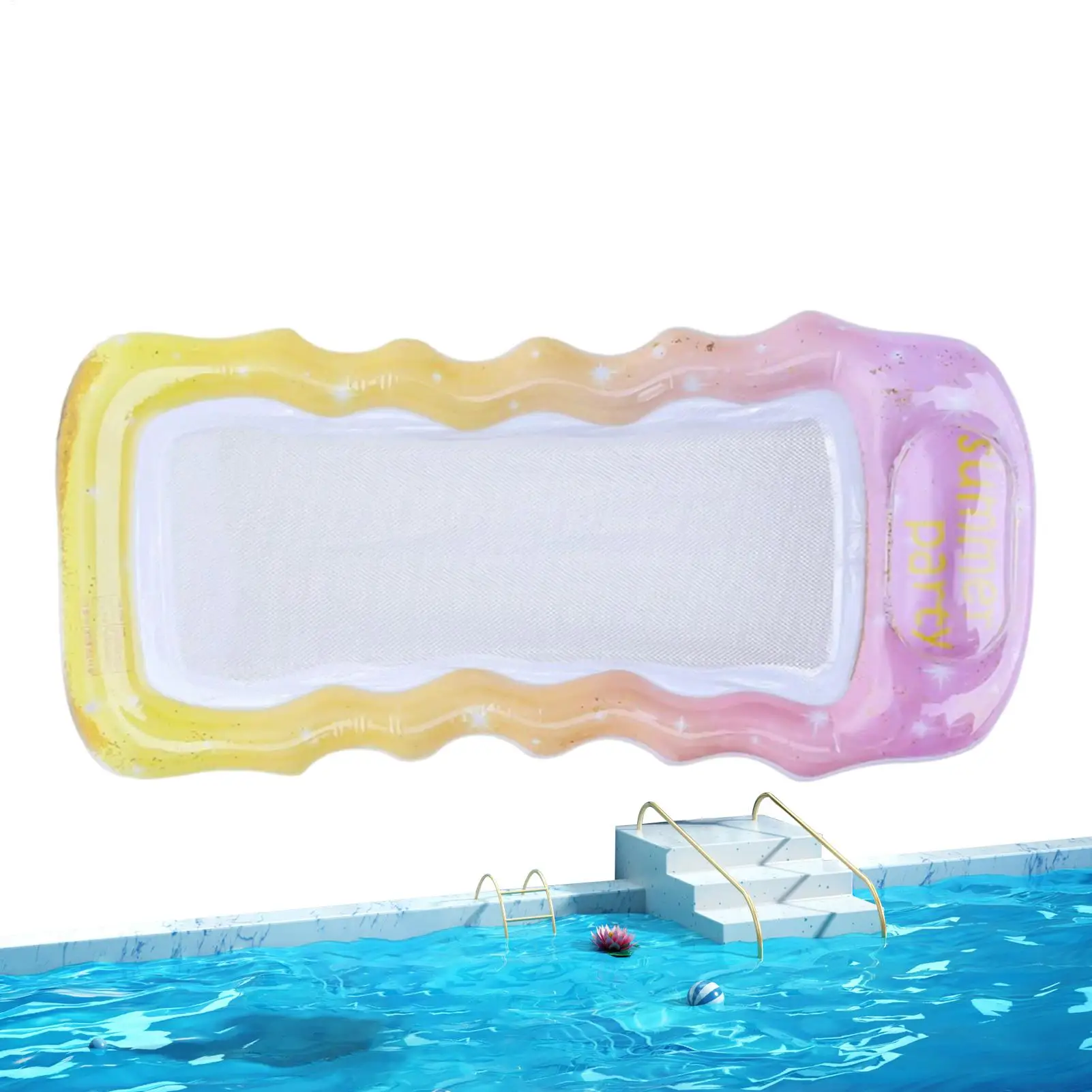 Pool Floats Raft PVC Blow Up Floating Bed Inflatable Pool Lounger For Beach Swimming Traveling Backyard Lake Party Vacation
Pool Floats Raft PVC Blow Up Floating Bed Inflatable Pool Lounger For Beach Swimming Traveling Backyard Lake Party Vacation