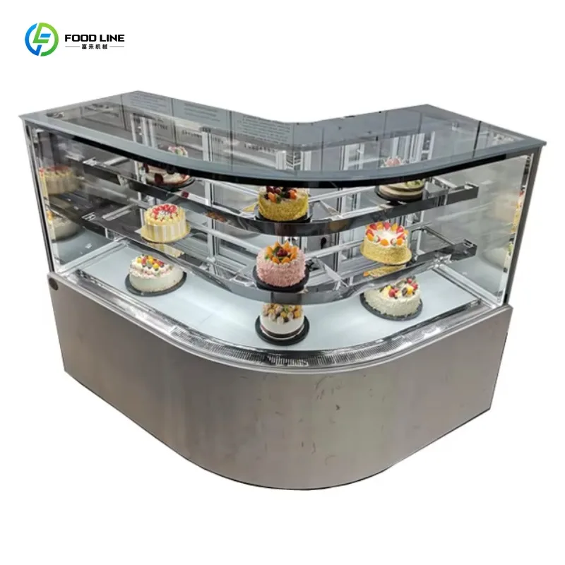 Customized Three Glass Layers Heated Glass Cover Corner Cake Display Cabinet Refrigerated Baking Showcase
Customized Three Glass Layers Heated Glass Cover Corner Cake Display Cabinet Refrigerated Baking Showcase