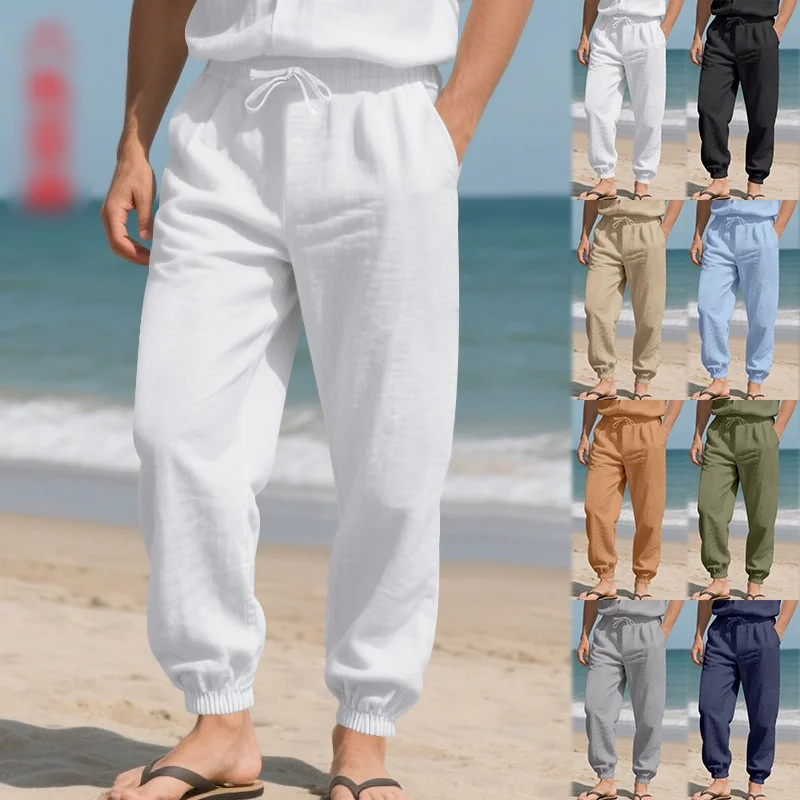2026 Summer Men's Cotton Linen Pants Casual Loose Harem Pants Men's Jogging Fltness Pants Traditional Harajuku Summer Clothes
2026 Summer Men's Cotton Linen Pants Casual Loose Harem Pants Men's Jogging Fltness Pants Traditional Harajuku Summer Clothes