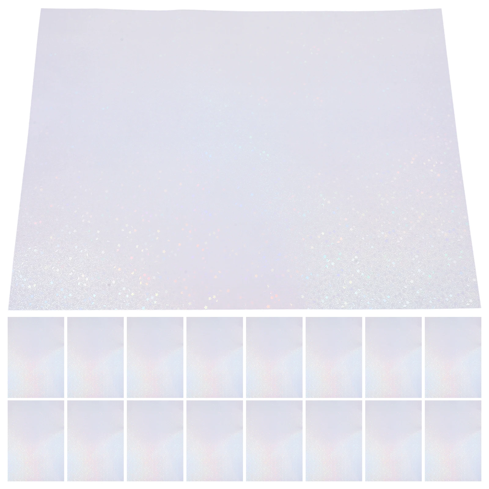 10 Sheets Adhesive Sticker Self Adhesive Holographic Film Stickers Printable Craft Decorative PET Material Laminate Sheets
10 Sheets Adhesive Sticker Self Adhesive Holographic Film Stickers Printable Craft Decorative PET Material Laminate Sheets