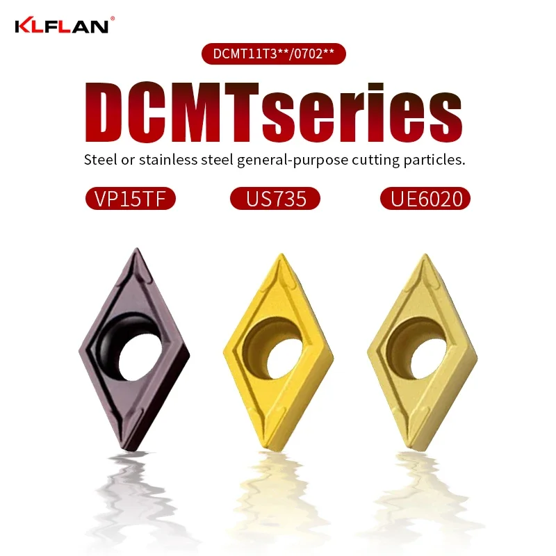 Stainless Steel Specialized CNC Insert External Turning Internal Bore Boring Insert Lathe Insert DCMT11T302 DCMT11T304 DCMT11T30
Stainless Steel Specialized CNC Insert External Turning Internal Bore Boring Insert Lathe Insert DCMT11T302 DCMT11T304 DCMT11T30