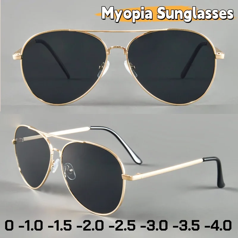 Man's Driving Polarized Sunglasses Pilot Toad Frame Myopia Glasses UV400 Anti UV Motorcycle Beach Shades Eyewear 0 To -4.0
Man's Driving Polarized Sunglasses Pilot Toad Frame Myopia Glasses UV400 Anti UV Motorcycle Beach Shades Eyewear 0 To -4.0