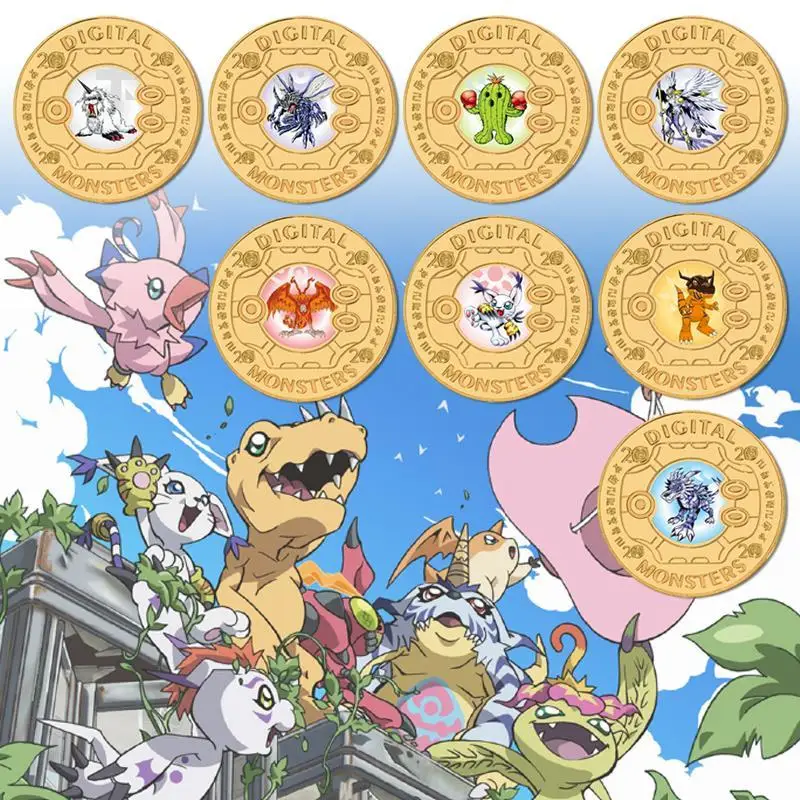 Digimon merchandise, cartoons, anime, commemorative coins, anime, personality, fashion, creativity, birthday gifts, kids toys
Digimon merchandise, cartoons, anime, commemorative coins, anime, personality, fashion, creativity, birthday gifts, kids toys