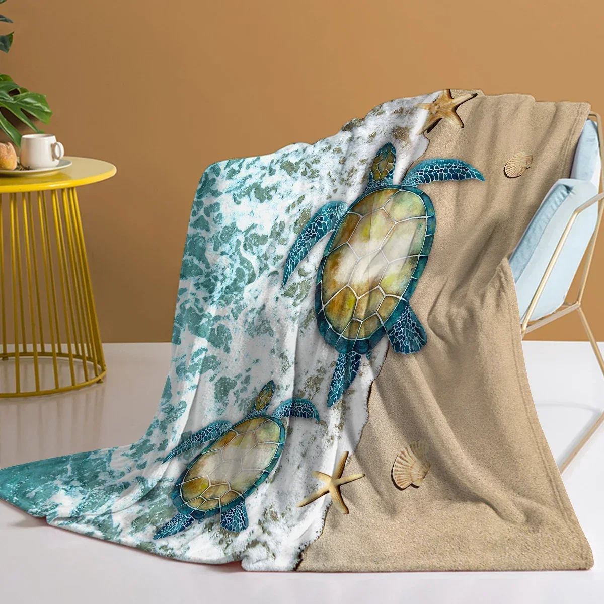 3D Print Baby Blanket Sea Turtle Modern Coastal Ocean Beach Swirls Babes Warm Carpet Cozy Soft Blanket for Sofa Bed Cover
3D Print Baby Blanket Sea Turtle Modern Coastal Ocean Beach Swirls Babes Warm Carpet Cozy Soft Blanket for Sofa Bed Cover