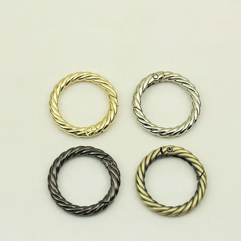 20Pcs 25mm Fashion Weave Colored Spring Ring Buckle Twist Open O Ring Keychain Connection Hook Buckles DIY Bags Accessories
20Pcs 25mm Fashion Weave Colored Spring Ring Buckle Twist Open O Ring Keychain Connection Hook Buckles DIY Bags Accessories