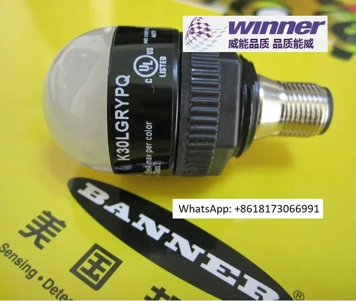 BANNER New Original Authentic LED Tri color Signal Light K30LGRYPQ from the United States
BANNER New Original Authentic LED Tri color Signal Light K30LGRYPQ from the United States