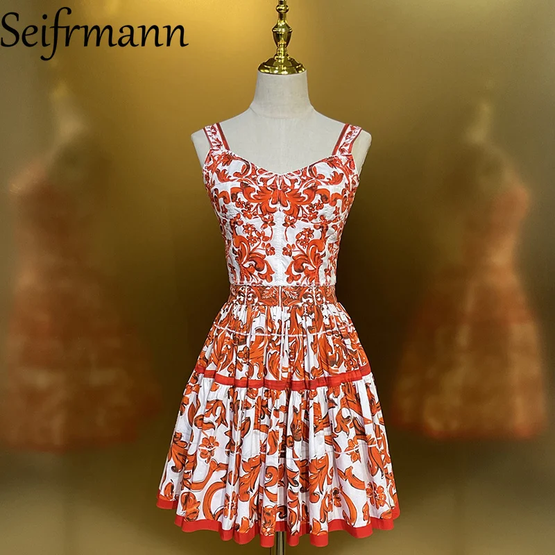 Seifrmann 2026 summer fashion women's two-piece casual printed square neck sleeveless cotton top+half skirt set
Seifrmann 2026 summer fashion women's two-piece casual printed square neck sleeveless cotton top+half skirt set
