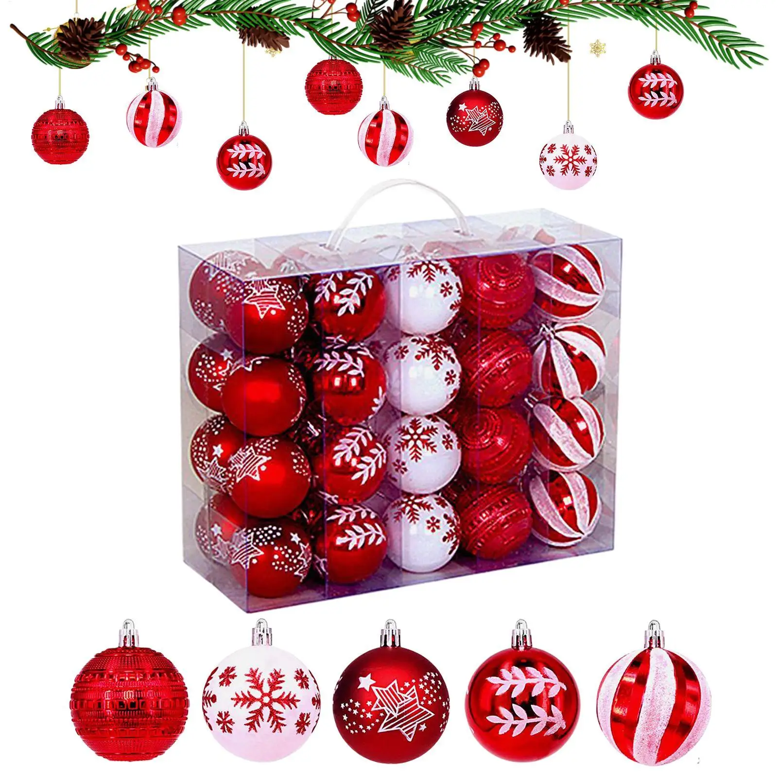 40 шт. 2025 Рождественские шары Рождественская елка Подвеска Украшение для домашнего декора для вечеринки 2026 Новогодние украшения Navidad
40 шт. 2025 Рождественские шары Рождественская елка Подвеска Украшение для домашнего декора для вечеринки 2026 Новогодние украшения Navidad