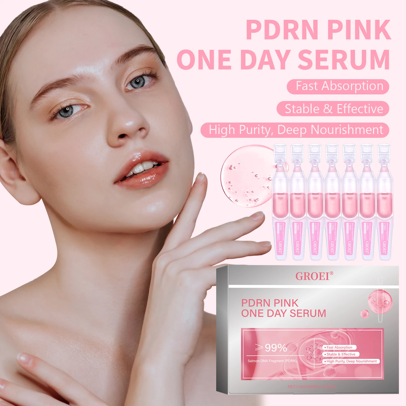 Salmon Pink Triple Tone Cream Set - DIMOT 10-piece dark spot treatment & complexion evening serum. Suitable for all skin types.
Salmon Pink Triple Tone Cream Set - DIMOT 10-piece dark spot treatment & complexion evening serum. Suitable for all skin types.