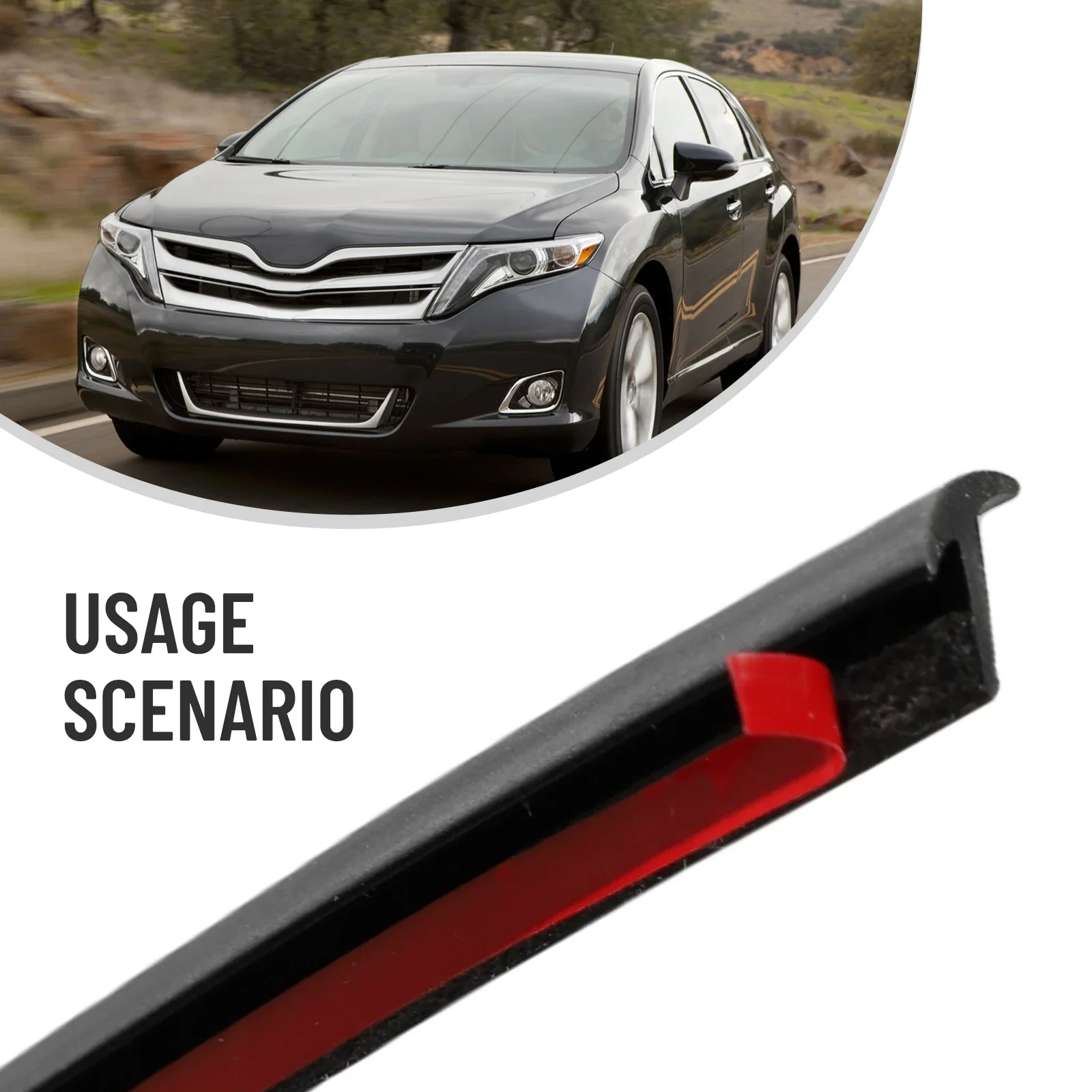 Sealed Strips Weatherproof Edge Trim Strip Trim Strip Weatherproof Edge Trim 2M 8*10MM Accessories Black Double-Sided Tape Car
Sealed Strips Weatherproof Edge Trim Strip Trim Strip Weatherproof Edge Trim 2M 8*10MM Accessories Black Double-Sided Tape Car