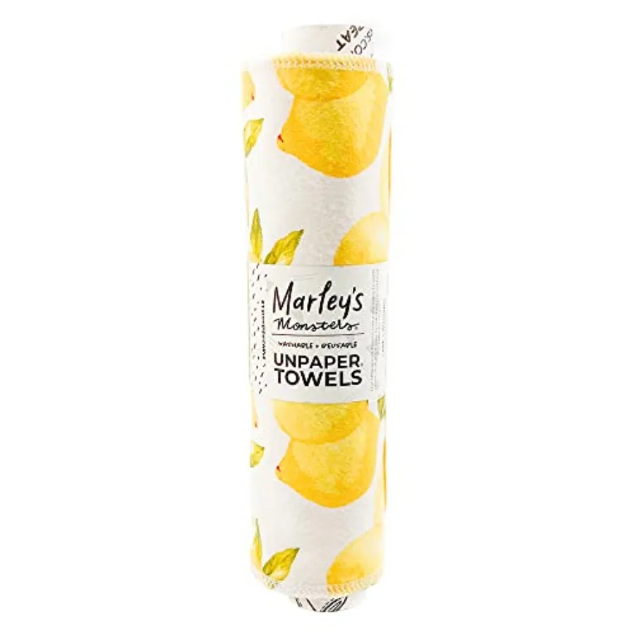UNpaper Towels - 12 Count roll Reusable Paper Towels Cotton Tree Free Vintage Lemons
UNpaper Towels - 12 Count roll Reusable Paper Towels Cotton Tree Free Vintage Lemons