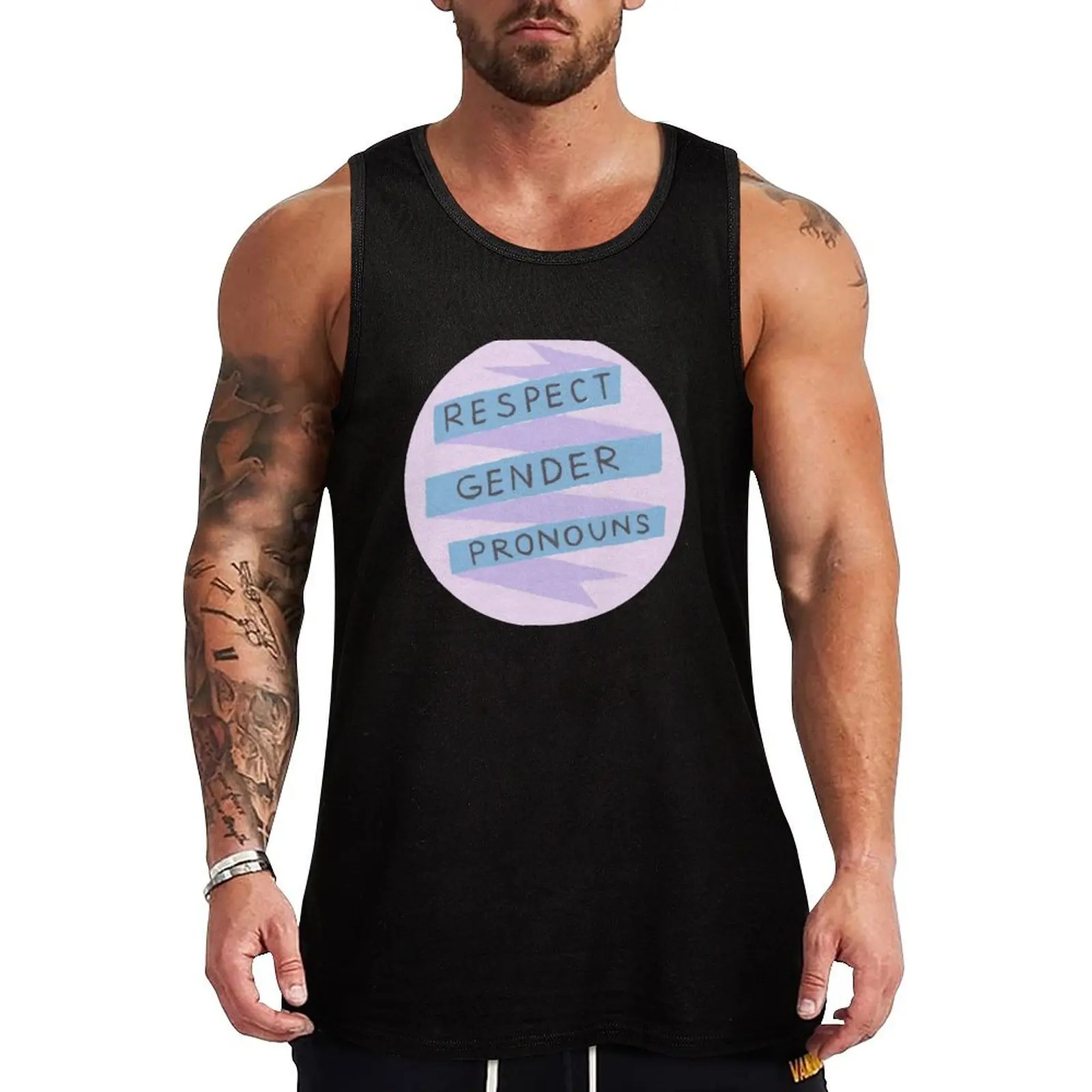Respect Gender Pronouns Tank Top Work Casual Tank Top Durable Sleeveless Top
Respect Gender Pronouns Tank Top Work Casual Tank Top Durable Sleeveless Top