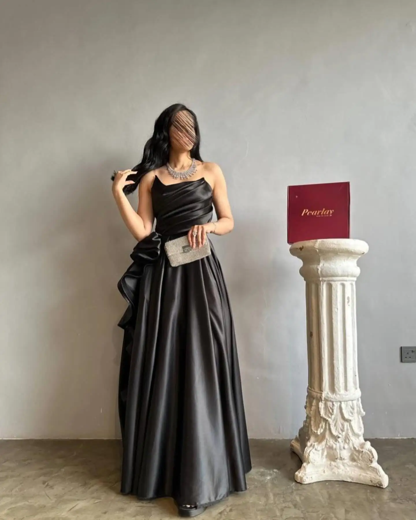 Customized Satin A-Line Evening Dress Strapless Floor Length Sleeveless Panel Train Solid Color Delicate Vestidos de fiesta
Customized Satin A-Line Evening Dress Strapless Floor Length Sleeveless Panel Train Solid Color Delicate Vestidos de fiesta