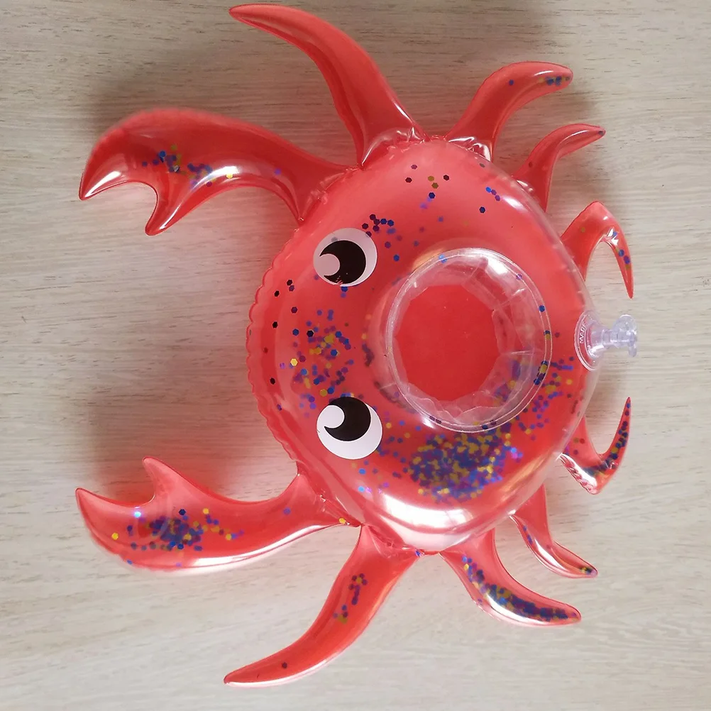 5Pcs Inflatable Glitter Crab Cup Holder Floating Drink Coaster Pool Beverage Support
5Pcs Inflatable Glitter Crab Cup Holder Floating Drink Coaster Pool Beverage Support