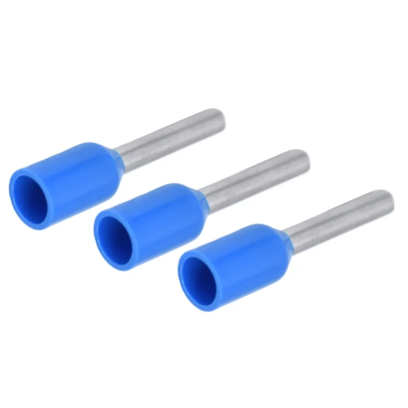 1000 шт. изолированных электрических клемм-наконечников для обжима проводов 20 AWG, комплект коннекторов E7508, синий
1000 шт. изолированных электрических клемм-наконечников для обжима проводов 20 AWG, комплект коннекторов E7508, синий