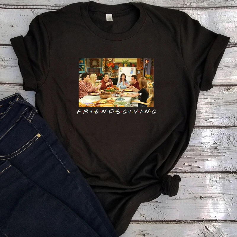 Friendsgiving Friends Thanksgiving Tshirts Woman Classic Tee Casual Print Tops for Women Gothic Fashion Vintage Tees M
Friendsgiving Friends Thanksgiving Tshirts Woman Classic Tee Casual Print Tops for Women Gothic Fashion Vintage Tees M