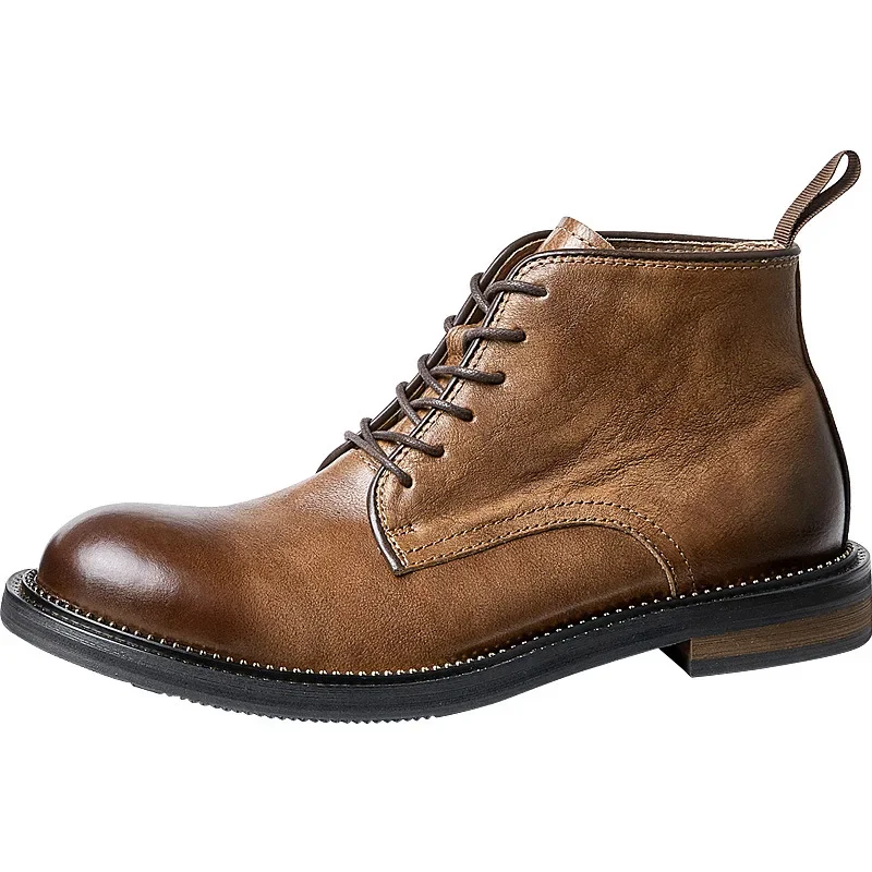 Vintage Mens Cowhide Boots Luxury Genuine Leather Handmade 2026 Fashion Round Toe Ankle Casual Business Wedding Social Shoes Man
Vintage Mens Cowhide Boots Luxury Genuine Leather Handmade 2026 Fashion Round Toe Ankle Casual Business Wedding Social Shoes Man