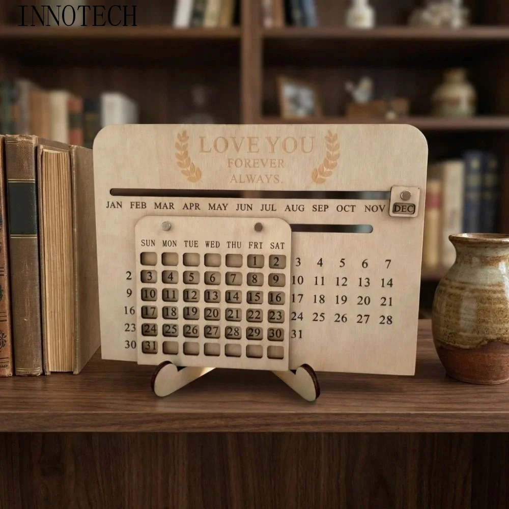 Manual Wooden Sliding Calendar Handmade with Sliding Date Desktop Desk Calendar DIY Educational Toys Perpetual Calendar
Manual Wooden Sliding Calendar Handmade with Sliding Date Desktop Desk Calendar DIY Educational Toys Perpetual Calendar