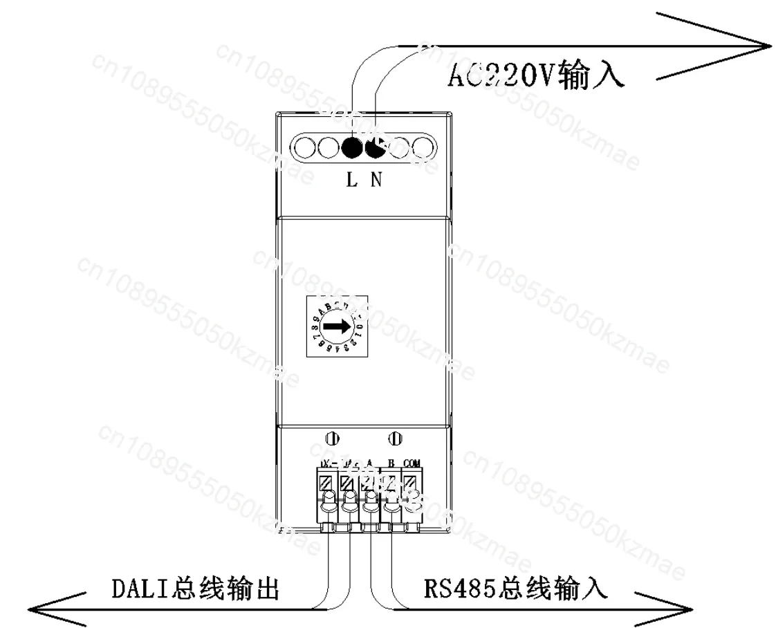 Suitable for supporting DT6 and DT8, with built-in bus power supply to RS485 gateway or Modbus gateway
Suitable for supporting DT6 and DT8, with built-in bus power supply to RS485 gateway or Modbus gateway