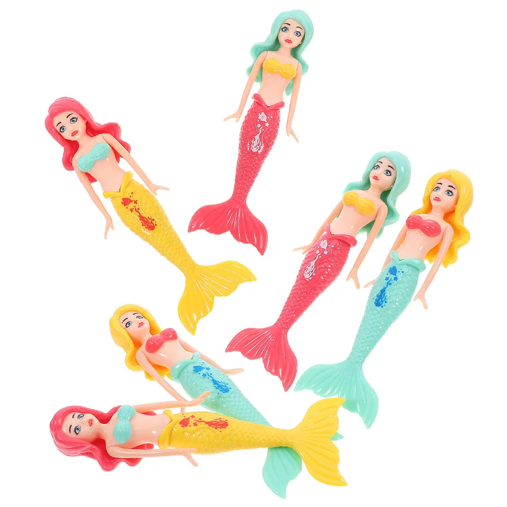 6Pcs Mermaid Pool Collection Colorful Diving Swim Training Set Kids Underwater Exploration Pool Props Mermaid Bath Toys
6Pcs Mermaid Pool Collection Colorful Diving Swim Training Set Kids Underwater Exploration Pool Props Mermaid Bath Toys