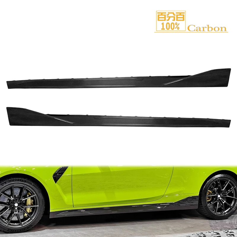 For BMW G82 M4 2021-2024 Dry Carbon Car Side Bumper Lip Trim Protector MP Style Car Side Skirt Cover Bumper Guards
For BMW G82 M4 2021-2024 Dry Carbon Car Side Bumper Lip Trim Protector MP Style Car Side Skirt Cover Bumper Guards