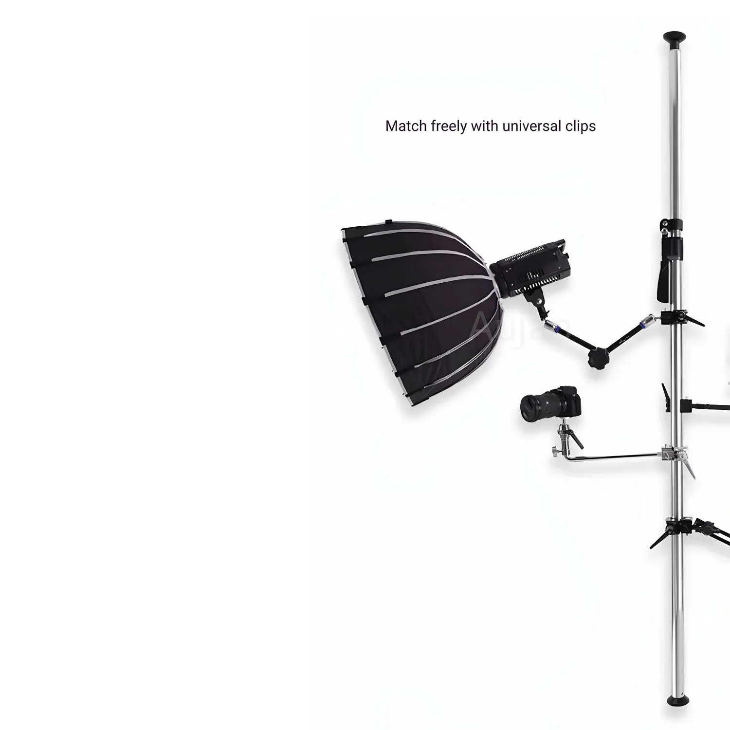 Studio Heavy-Duty Support Pole 15KG Load Anti Slip Versatile Mount Jackstay Compatible w Multi-Devices for Photo Live Shooting
Studio Heavy-Duty Support Pole 15KG Load Anti Slip Versatile Mount Jackstay Compatible w Multi-Devices for Photo Live Shooting