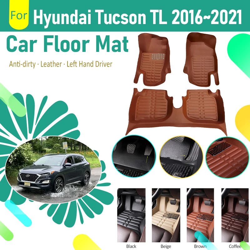 Car Floor Mats For Hyundai Tucson TL 2016 2017 2018 2019 2020 2021 Dustproof Foot Pads Left Hand Driver Carpets Auto Accessories
Car Floor Mats For Hyundai Tucson TL 2016 2017 2018 2019 2020 2021 Dustproof Foot Pads Left Hand Driver Carpets Auto Accessories