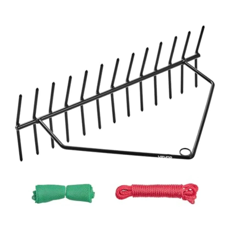 24 in Aquatic Weed Rake 8.7 in Double Sided Lake Weed Rake Pond Weeds Cutter with 30ft Rope Tie Hole No Assembly Required Light
24 in Aquatic Weed Rake 8.7 in Double Sided Lake Weed Rake Pond Weeds Cutter with 30ft Rope Tie Hole No Assembly Required Light
