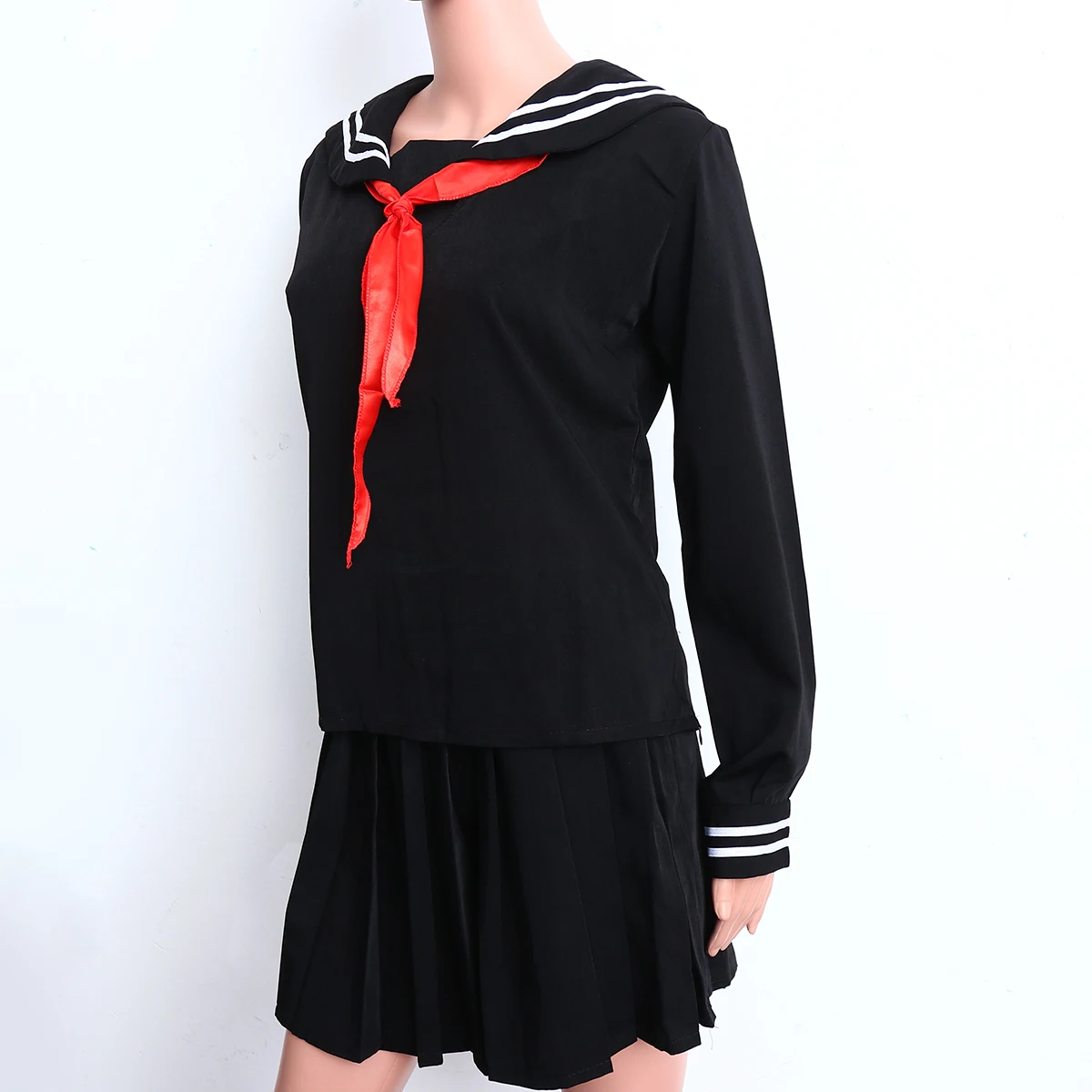 Japanese Sailor School Uniform Cosplay Costume Girls Long Sleeve Shirt Pleated Skirt Set Women Dress Outfit
Japanese Sailor School Uniform Cosplay Costume Girls Long Sleeve Shirt Pleated Skirt Set Women Dress Outfit