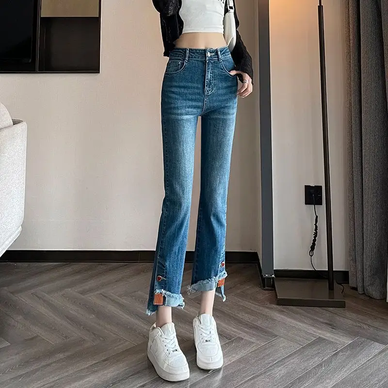 Women High Waist Slim Fit Straight Leg Jeans Ankle Length Cigarette Pants 2026 Spring Fall Trendy Petite Chic Trousers
Women High Waist Slim Fit Straight Leg Jeans Ankle Length Cigarette Pants 2026 Spring Fall Trendy Petite Chic Trousers