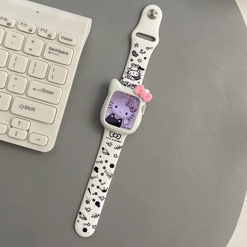 Ремешок силиконовый для часов Hello Kitty, подходит для Iwatch 7 4 5 6 38 40 41 мм
Ремешок силиконовый для часов Hello Kitty, подходит для Iwatch 7 4 5 6 38 40 41 мм