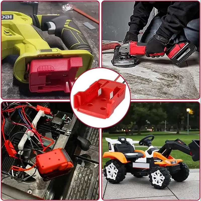 【ELECTRONIC-ACCESSORIES】Power Wheels Adapter For 18V Lithium Battery DIY Battery Adapter Dock Holder For 18V
【ELECTRONIC-ACCESSORIES】Power Wheels Adapter For 18V Lithium Battery DIY Battery Adapter Dock Holder For 18V