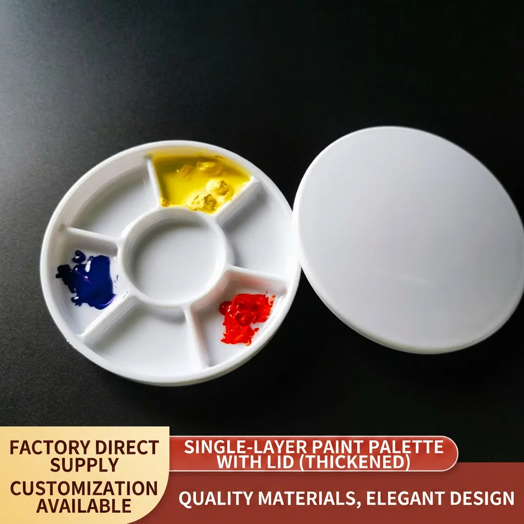 7well Paint Palette Without/With Lid Thickened Plastic Imitation Porcelain Paint Tray For Art Painting Nail Art Plaster Coloring
7well Paint Palette Without/With Lid Thickened Plastic Imitation Porcelain Paint Tray For Art Painting Nail Art Plaster Coloring