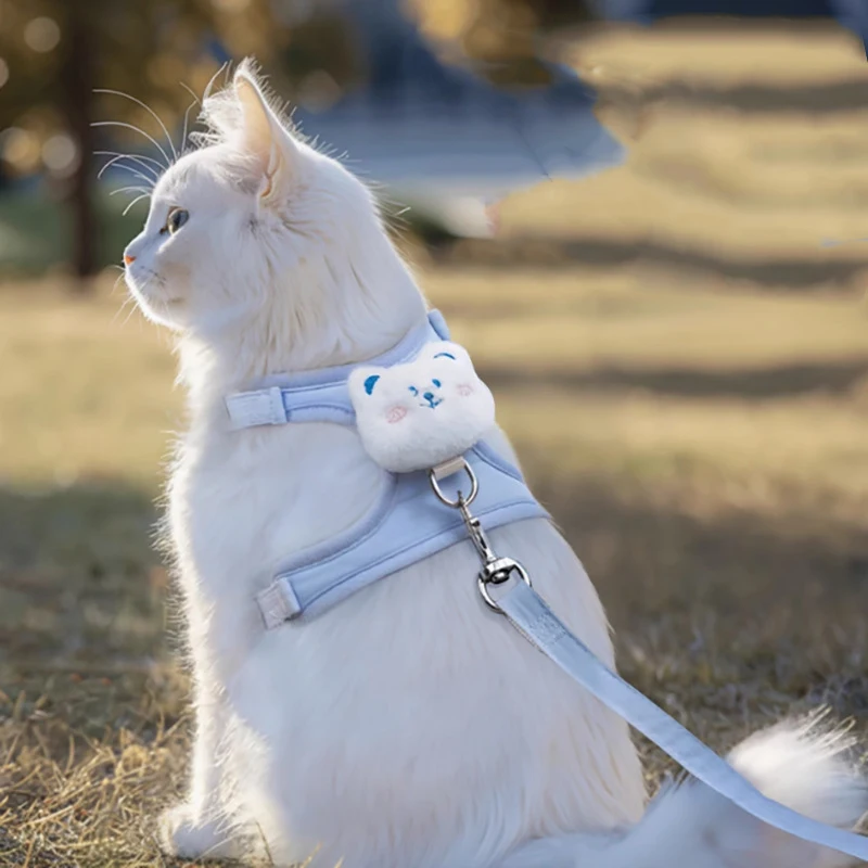 Adorable Plush Doll Cat Harness Vest Soft Plush Design Small Dog Adjustable Straps Escape-Proof Lightweight for Pet
Adorable Plush Doll Cat Harness Vest Soft Plush Design Small Dog Adjustable Straps Escape-Proof Lightweight for Pet