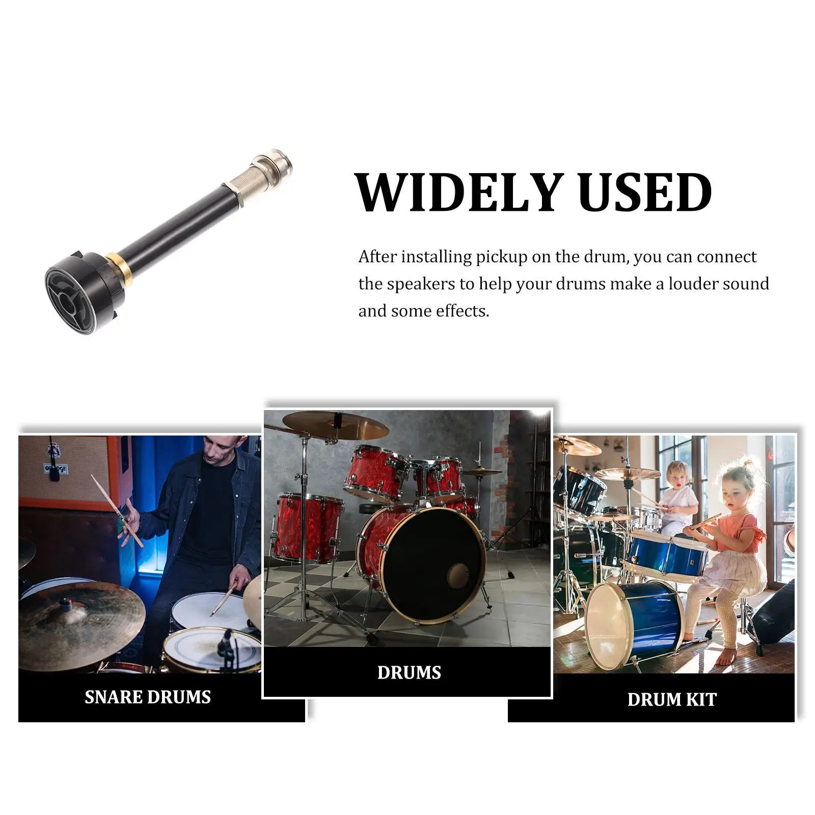 African Drum Pickup Djembe Instrument Accessories Black Metal Parts Sound Component Loud Effect Drum Supply Musical Instrument
African Drum Pickup Djembe Instrument Accessories Black Metal Parts Sound Component Loud Effect Drum Supply Musical Instrument