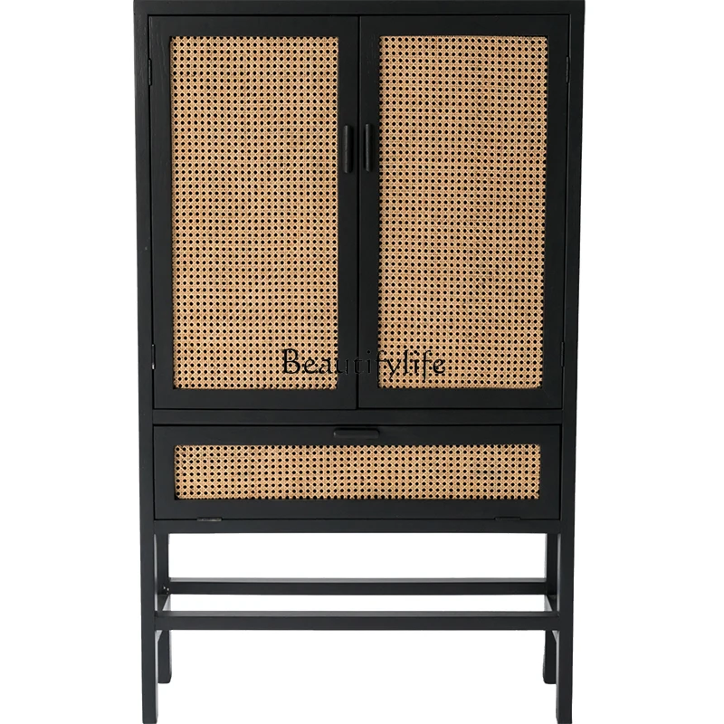 Japanese-Style Solid Wood Rattan Storage Cabinet Nordic Small Apartment Living Room Meal Side Storage Cabinet
Japanese-Style Solid Wood Rattan Storage Cabinet Nordic Small Apartment Living Room Meal Side Storage Cabinet